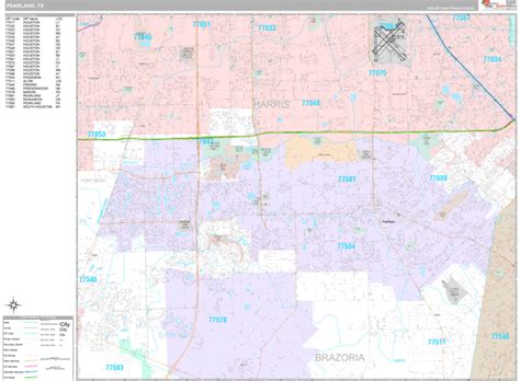 Maps Of Pearland Texas