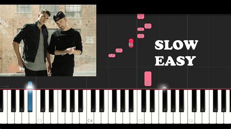 Timeflies Gravity Slow Easy Piano Tutorial Youtube