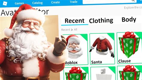 Making Santa Claus A Roblox Account Youtube