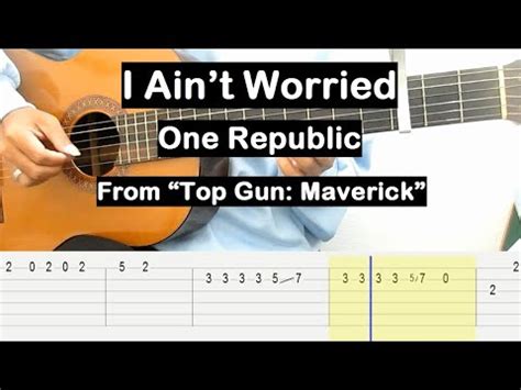 I Aint Worried Guitar Tutorial One Republic Melody Guitar Tab Guitar