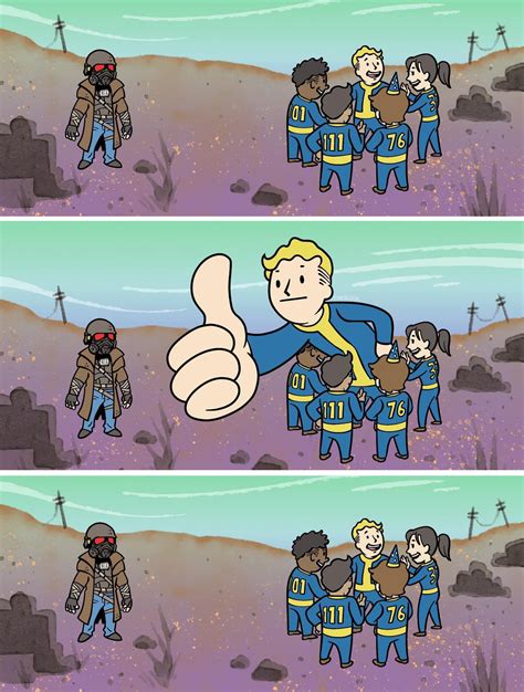 Fallout thumbs up Blank Template - Imgflip