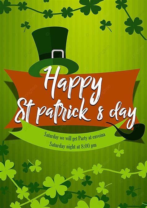 St Patricks Day Poster Template Download On Pngtree