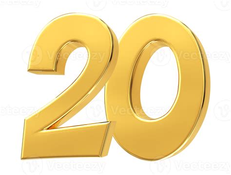 gold number on transparent background 27256237 PNG