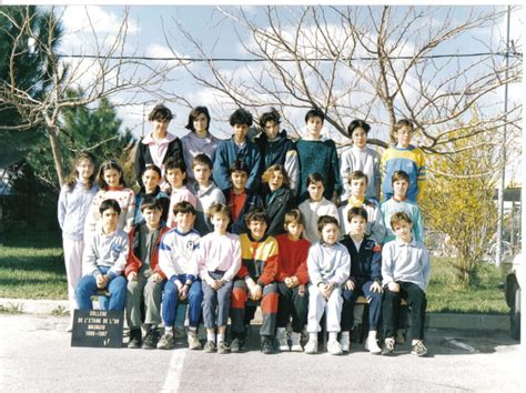 Photo de classe 5ème 7 de 1987 Collège L etang De L or Copains d avant