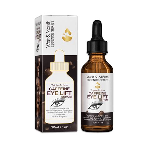 Caffeine Eye Serum With Egcg Vitamin C Hyaluronic Acid Collagen