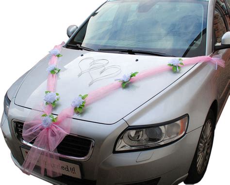 Hochzeit Autodeko Brautauto Autoschmuck Hochzeitsauto Autogirlande