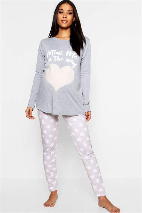 Maternity Mini Me Pyjama Set Boohoo Uk