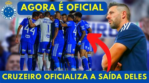 Cruzeiro oficializa a saída ULTIMAS NOTICIAS DO CRUZEIRO ESPORTE