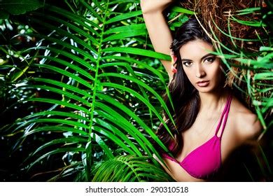Jungle Woman In Bikini Photos And Images