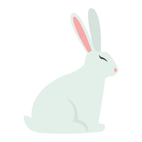 Sitting Bunny Easter Color 2d Illustrations 27125307 Png