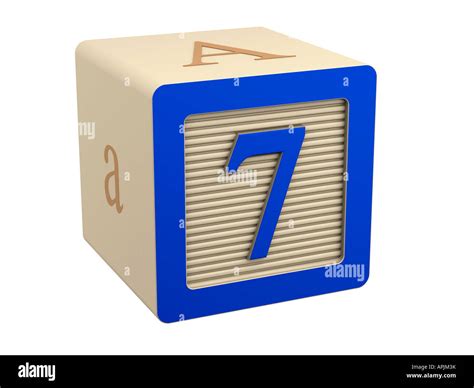 toy wooden block blue   stock photo alamy