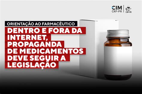 Crf Pr Orienta O Ao Farmac Utico Dentro E Fora Da Internet