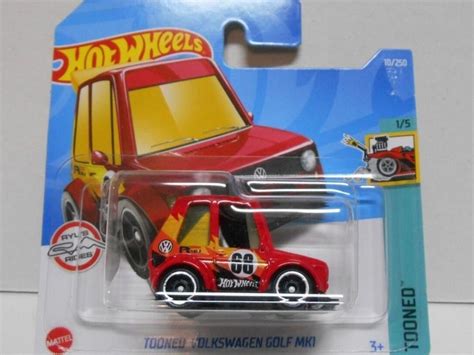 Hot Wheels Tooned Volkswagen Golf Mk Red Hw Tooned Kaufen Auf Ricardo