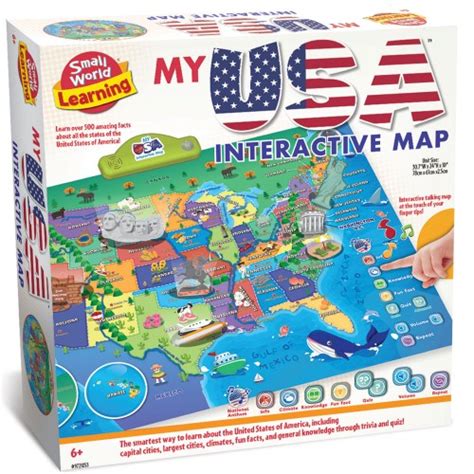 Usa Interactive Talking Map Touch And Learn