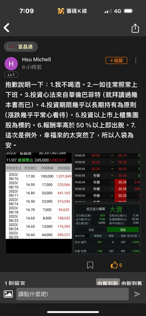 3623 富晶通 請閱讀公開使用操作說明書、 第一篇文章開始看、不要跟單拜託｜cmoney 股市爆料同學會