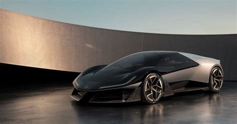 Esprit Inspired Lotus Theory 1 Conceptualizes Robotic Skin 3 Seater Supercar Architectural