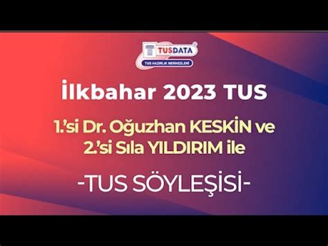 İLKBAHAR 2023 TUS Birincisi Dr Oğuzhan KESKİN ve İkincisi Dr Sıla