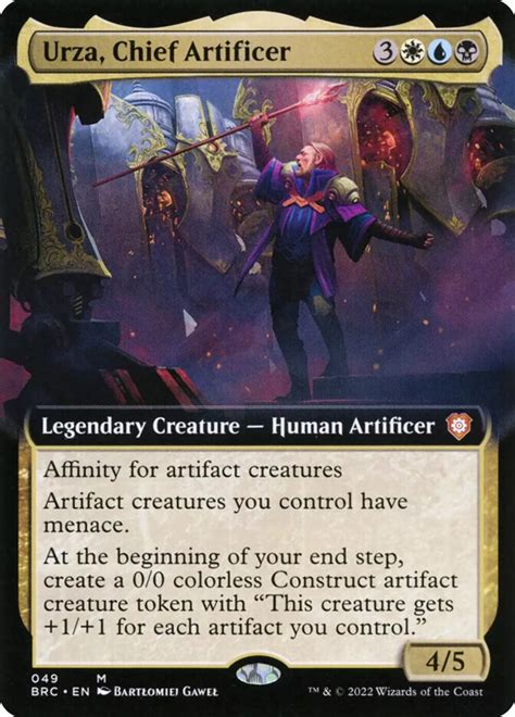 Urza Chief Artificer Magic Commander Deck For Brothers War