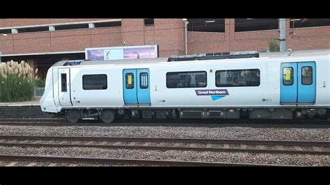 Great Northern Class 717 And 387 Departing And Passing Through Welwyn