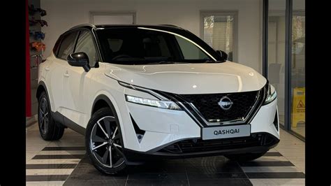 Nissan Qashqai Dig T Mh Tekna Dr White Pearl Black Two Tone Youtube