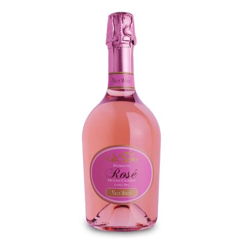 Spumante Rosè Metodo Charmat Extra dry 75cl Villa Miazzi DAmbros