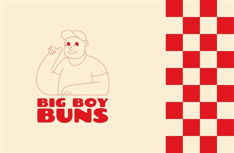 Big Boy Buns Brand Identity On Behance