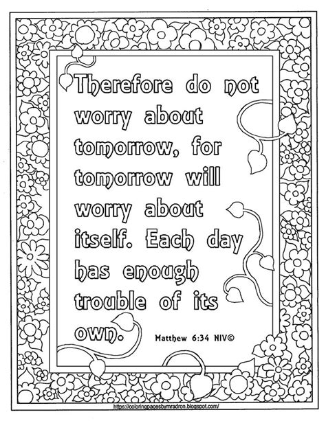 Matthew Print And Color Page Bible Verse Coloring Page Free 51507 Hot