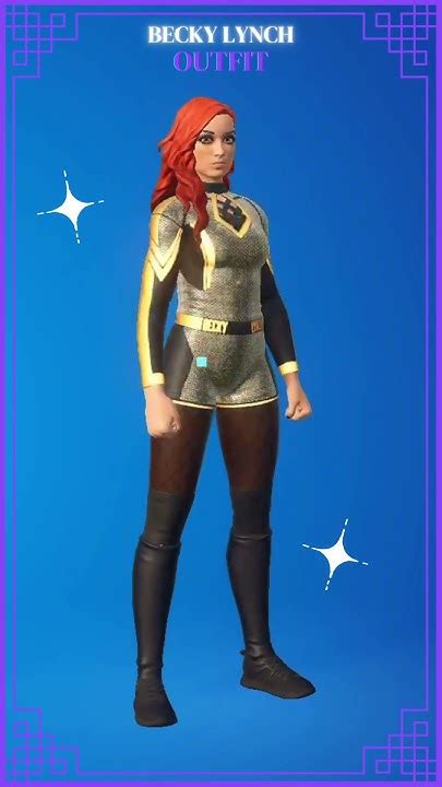 Fortnite Outfit Becky Lynch Epic 👕 Youtube