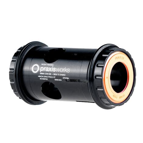 Praxis BB30 Bottom Bracket Conversion Black OSBB Shimano Conversion