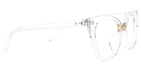 Tacita Cat Eye Crystal Clear Eyeglasses Vooglam