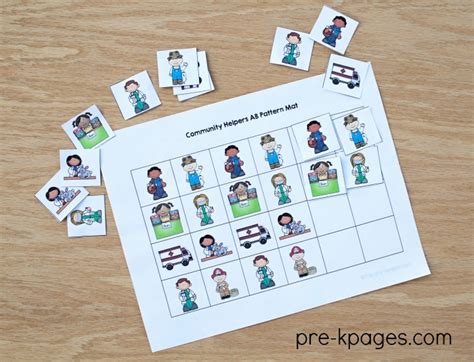 Community Helpers Math Activities For Preschool