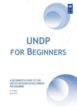 UNDP for Beginners | United Nations Development Programme