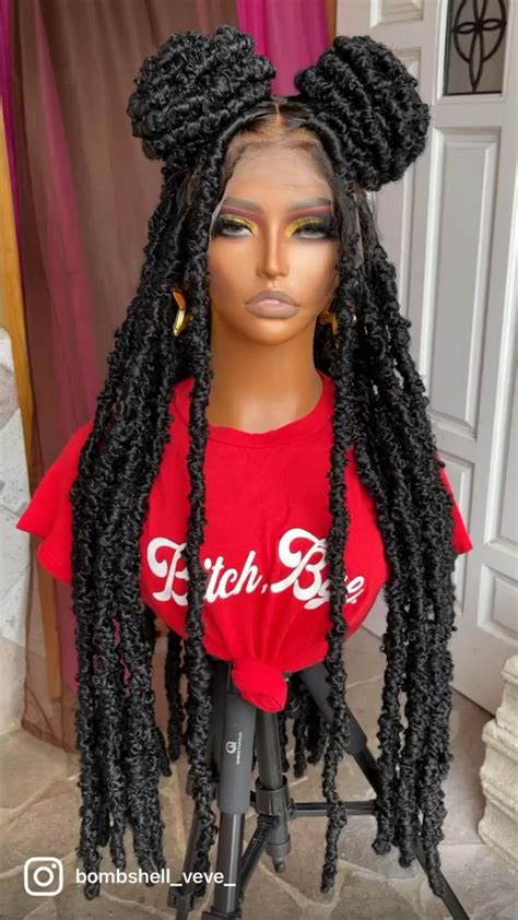 Butterfly Locs Full Lace Wig Hair Styles Human Hair Wigs Faux Locs