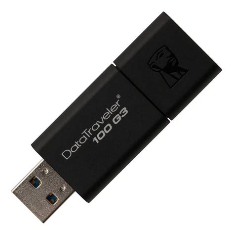 Pendrive Kingston DataTraveler 100 G3 DT100G3 64GB 3 0 Negro CURITECK