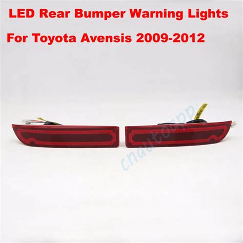 Led Rear Bumper Warning Lights Car Brake Lamp Cob Running Light Led