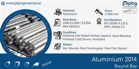 Aluminium 2014 Round Bar And ASTM B211 Aluminium 2014 T6 Rod Suppliers