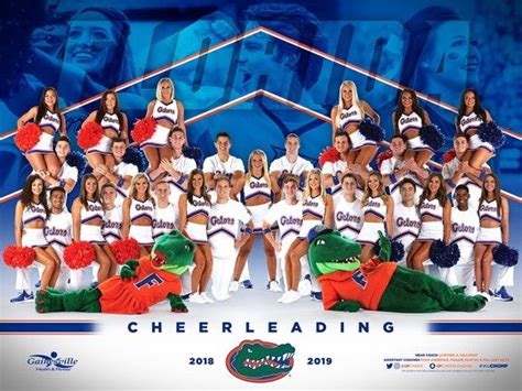 The official 2018-19 Cheerleaders Roster for the Florida Gators Gators ...