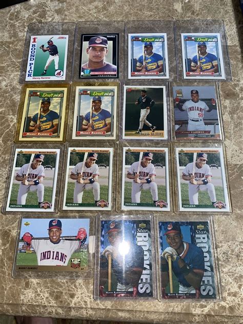 15 Manny Ramirez Rookies RC Lot 1992 Topps Score Pinnacle Upper Deck