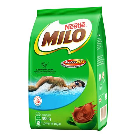 Jual Milo Instant Chocolate Malt Drink Powder Refill Regular 900g