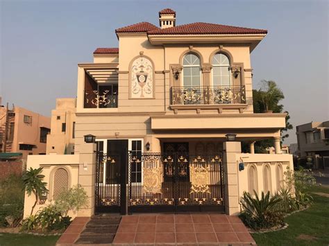 10 Marla House Front Elevation AL Naafay Construction Company Lahore