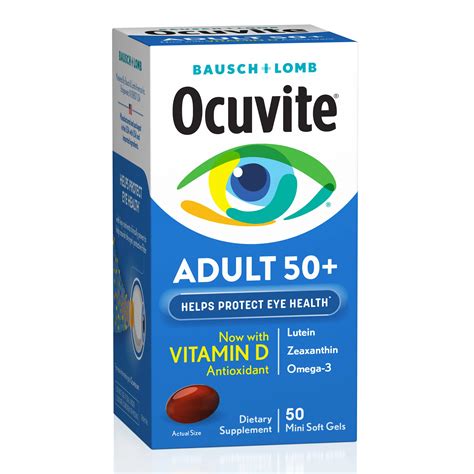 Bausch And Lomb Ocuvite Adult 50 Eye Vitamin And Mineral Supplement