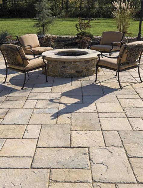 Paver Patio Ideas | Back Patio Ideas Pictures | Stone patio designs ...
