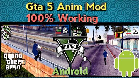 How To Add Gta Anim Mod In Gta Sa Android Gta Anim Mod For Gta Sa