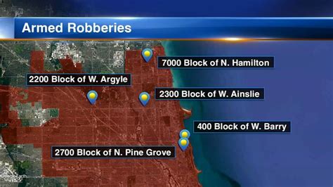 Chicago Crime Police Investigating Armed Robbery Spree In Lincoln Park