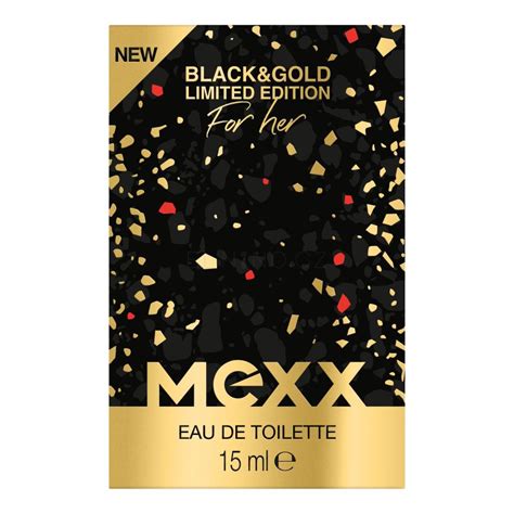 Mexx Black Gold Limited Edition Toaletní vody pro ženy ELNINO CZ