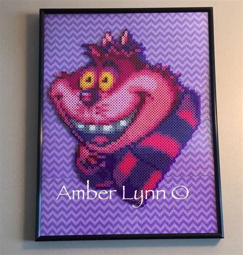 Alice In Wonderland Cheshire Cat Perler Bead By Amber Lynn On Deviantart