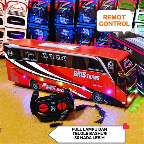 Jual Viral Bus Basuri Telolet Remot Control Full Lampu Dan Musik