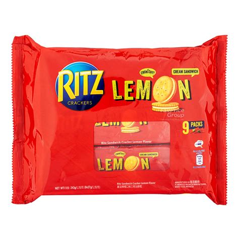 Ritz Sandwich Biscuits Multipack Lemon Cream Ntuc Fairprice