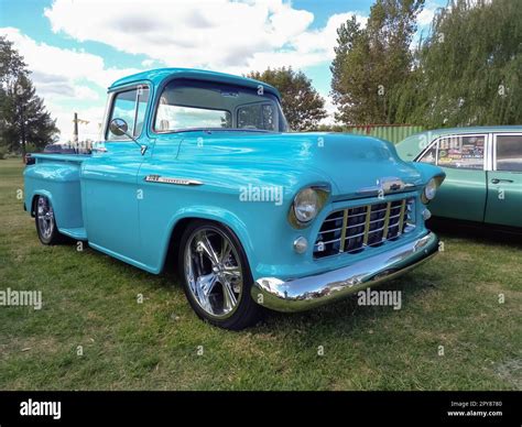 Old Blue Chevy Trucks