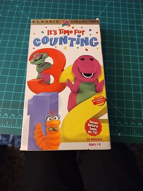 Barney Vhs Its Time For Counting Grelly Usa